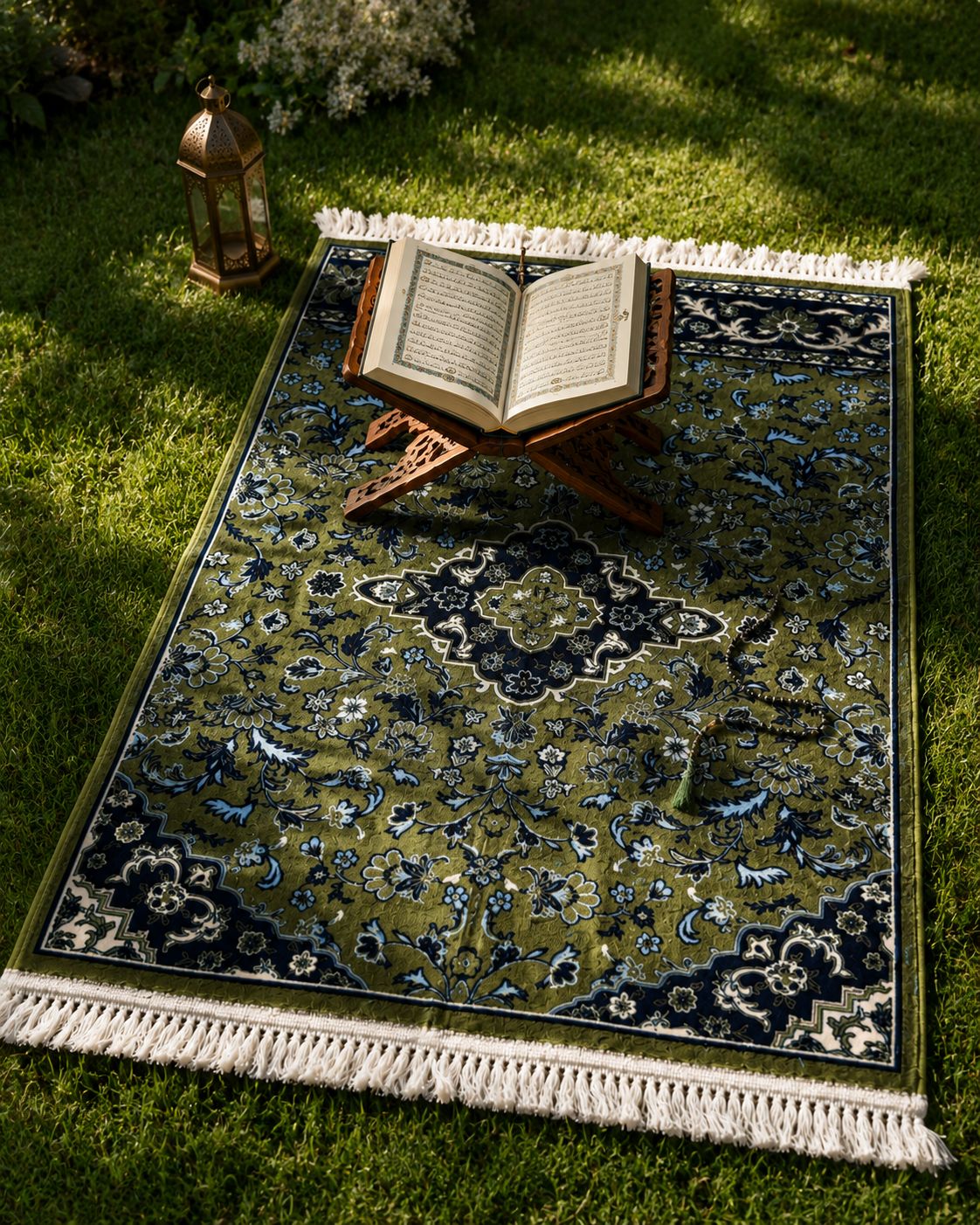 Tapis Rawdahti - Vert