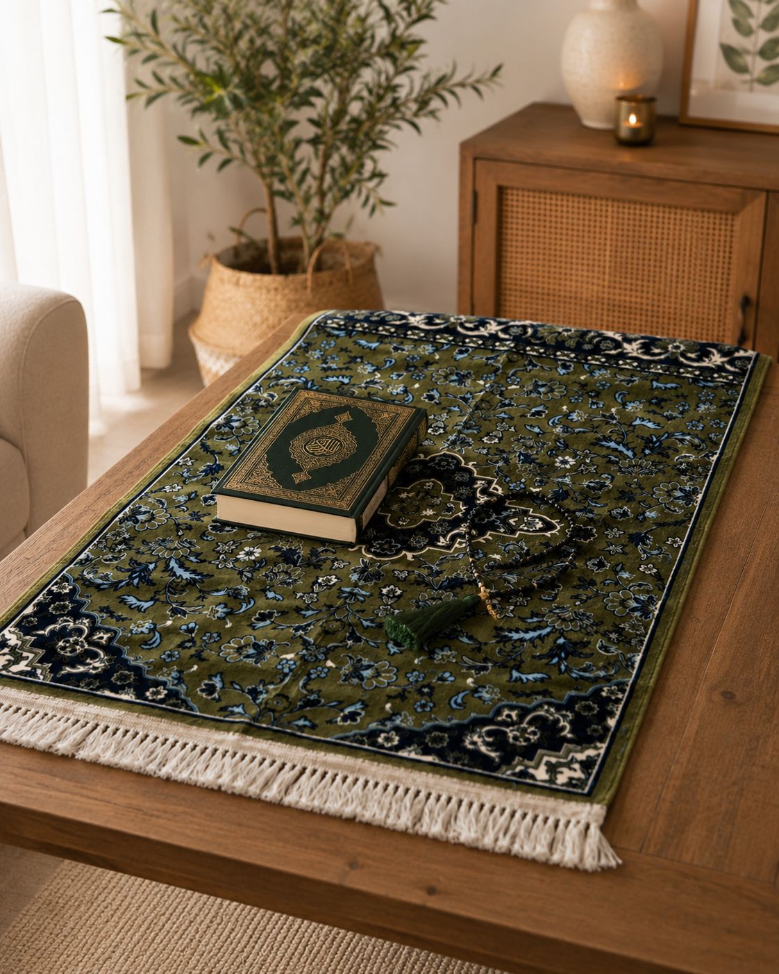 Tapis Rawdahti - Vert